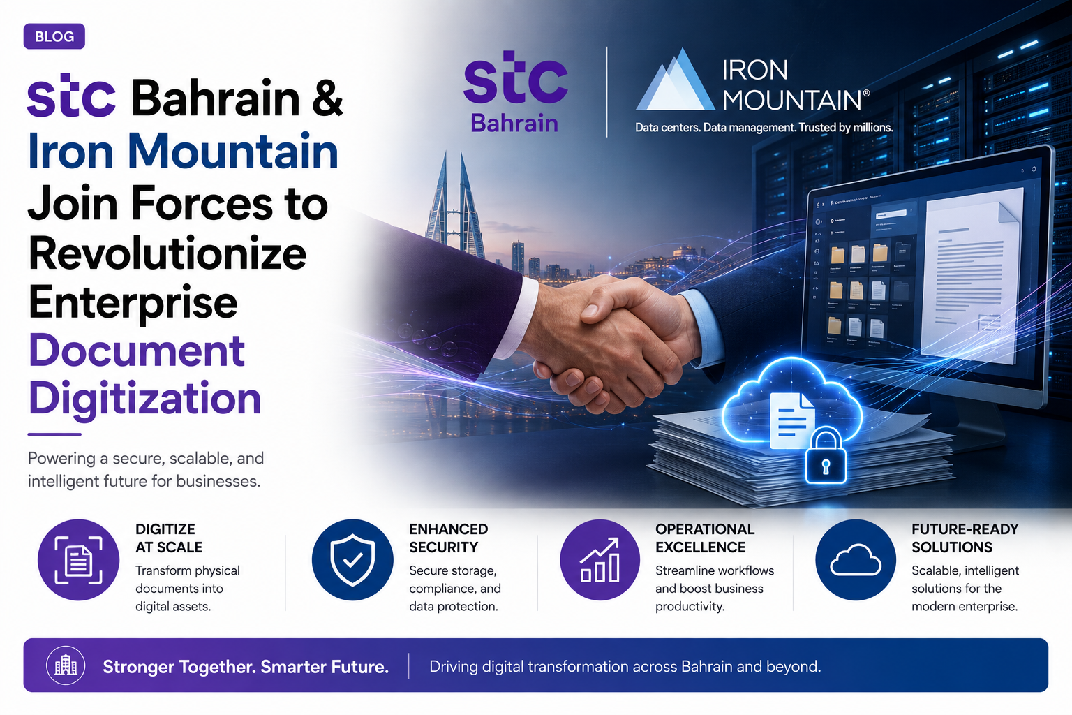 stc Bahrain & Iron Mountain Join Forces to Revolutionize Enterprise Document Digitization