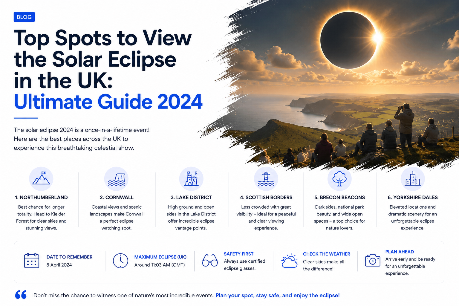 Top Spots to View the Solar Eclipse in the UK: Ultimate Guide 2024
