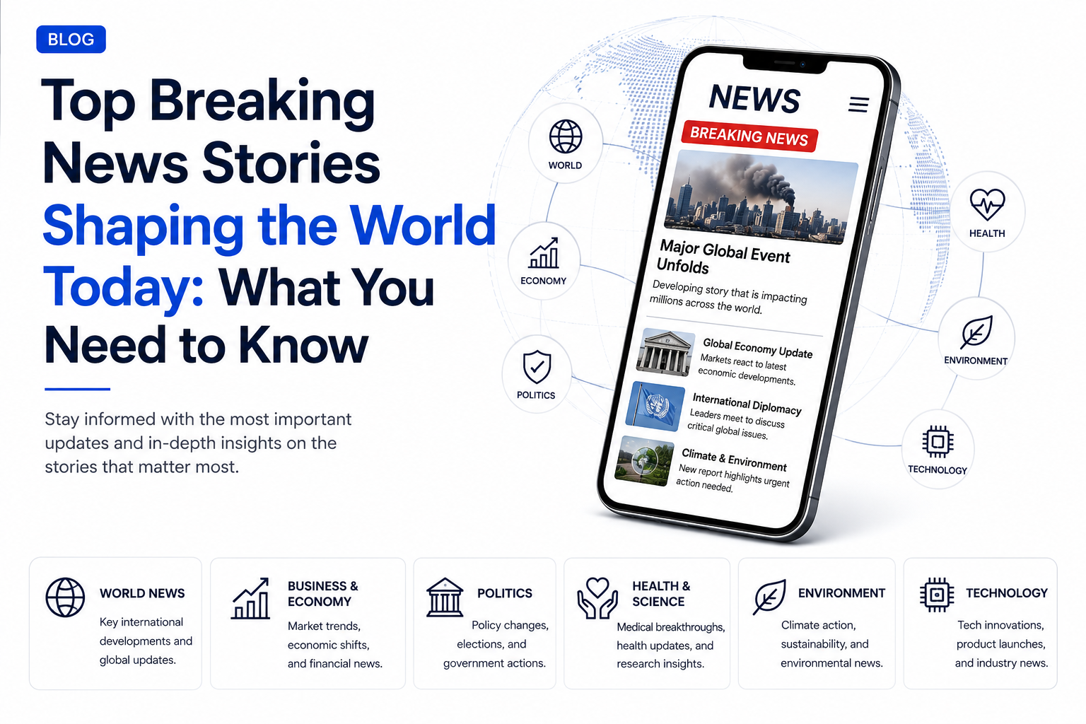 Top Breaking News Stories Shaping the World Today: What You Need to Know